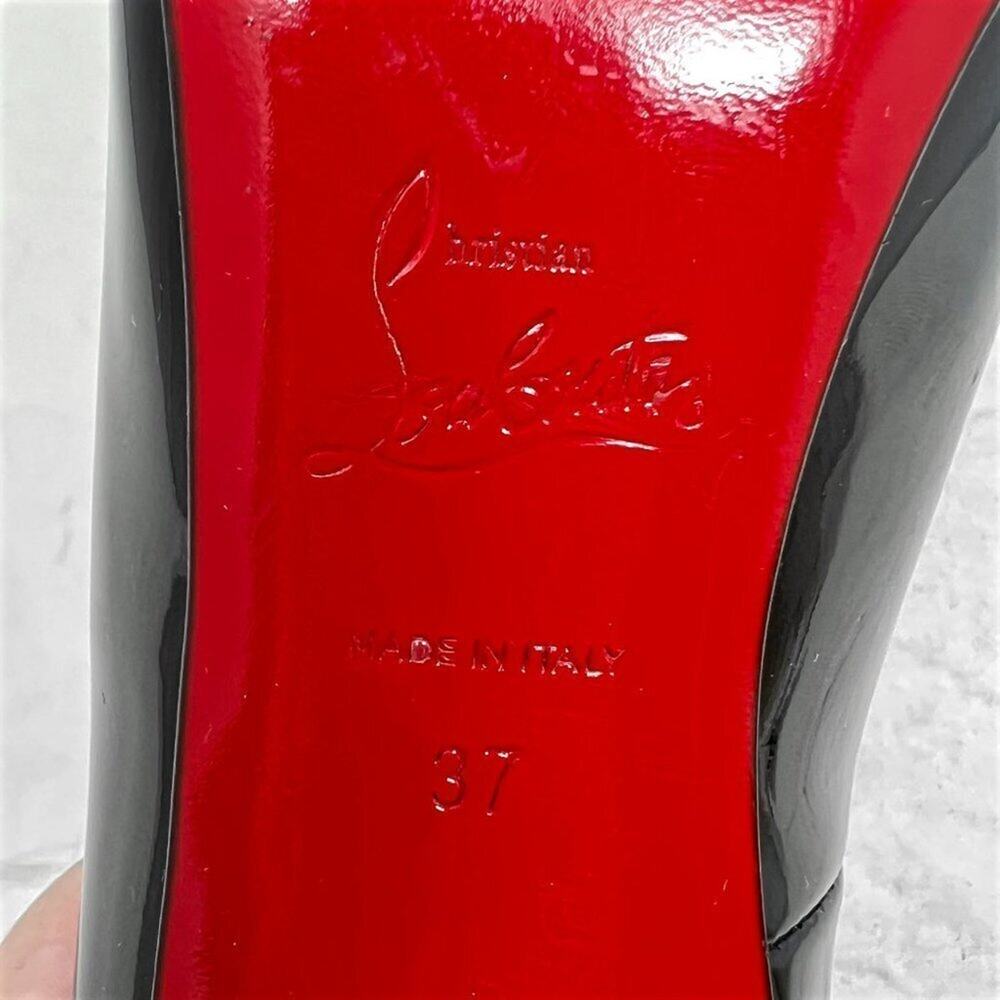 Christian Louboutin So Kate 120 Black Patent Leather Pumps – Size 37 - Picture 7 of 10